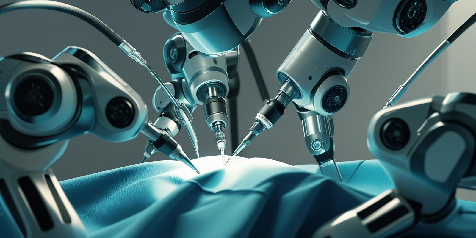 Make image that will symbolize the precision of robotic surgry